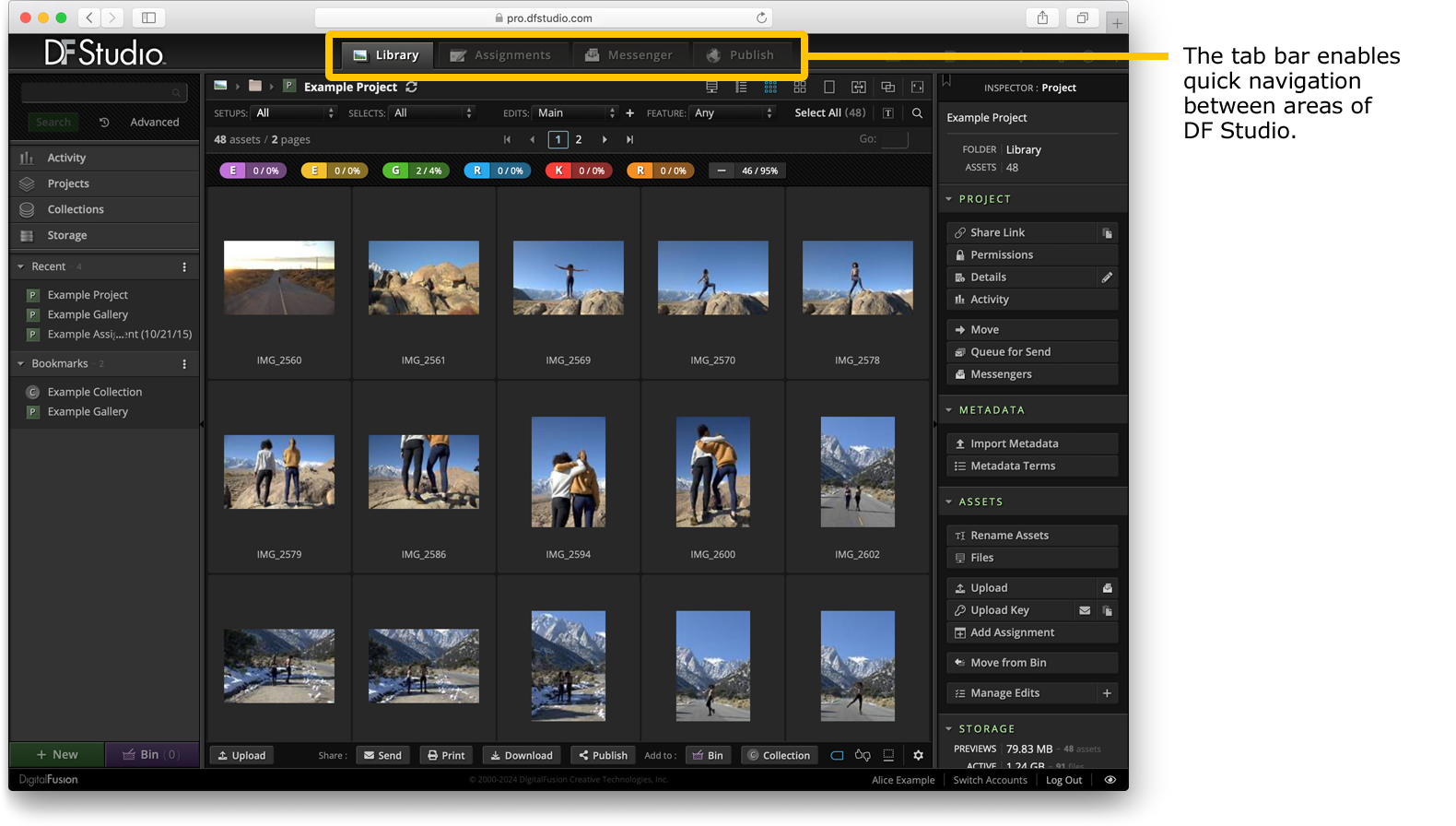 Navigate the DF Studio Interface – Knowledge Base